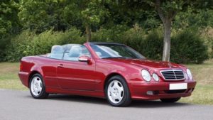 Red Mercedes-Benz Cabrio Auto